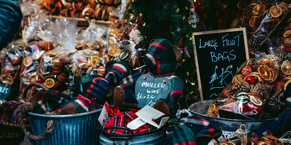 Edinburgh Christmas Market Stall
